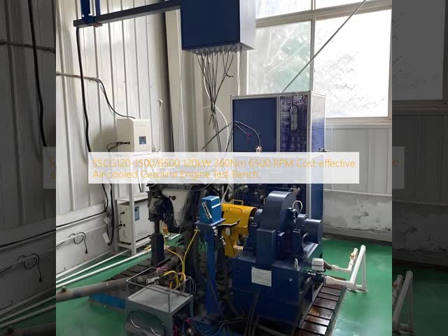 SSCG120-1500/6500 120kW 360Nm 6500 RPM Banco de ensaio de motor a gasolina resfriado a ar