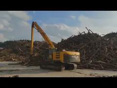 30m 32m Teleskop Dipper Arm mit Clamshell Bucket Grapple
