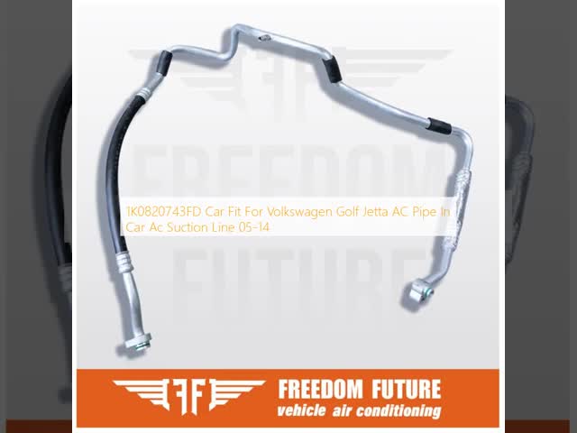 1K0820743FD フォルクスワーゲン ゴルフ ジェッタ用カーエアコンパイプ 車内エアコン吸入ライン 05-14