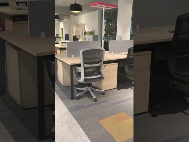 Customized Colorful 6 Person Office Workstation Desks For Modern Businesses