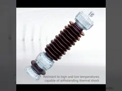 Porcelain Housed Metal Oxide Surge Arrester Ceramic Power Station Type Zinc Oxide Arrester