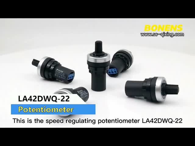 BONENS LA42DWQ-22 4.7K Ohm Knob Rotary Switch Potentiometer Pot Inverter Converter Resistance Variable Speed Drive Poten