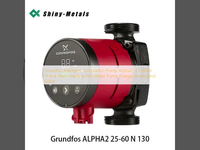 Grundfos インテリジェント循環ポンプ Alpha2 -25-60 N 家庭用床暖房 温水ポンプ 省エネ 静音