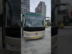 49 lugares Autobus urbano usado 100 passageiros Yutong Zk6125 Cng Motor de duas portas