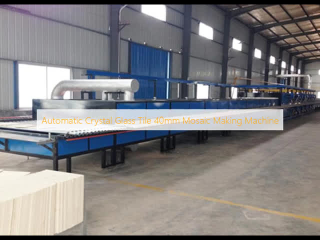 Automatic Crystal Glass Tile 40mm Mosaic Making Machine
