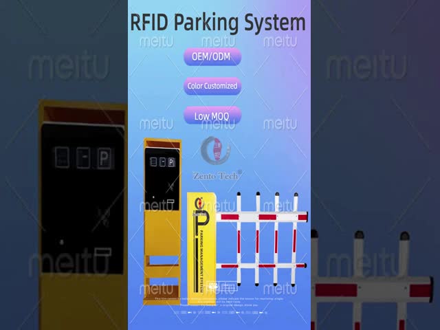 Dust Proof RFID Parking Solutions Electronic Parking Ticket System