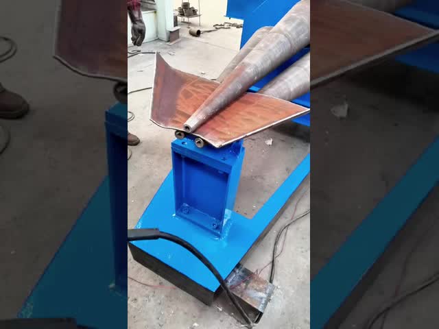 High Performance Sheet Metal Cone Rolling Machine For Sale Precise And Smooth Cone Forming