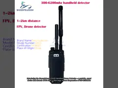 2 км Fpv ручной детектор дронов 300-6200mhz 2 антенны портативный детектор сигнала против дронов