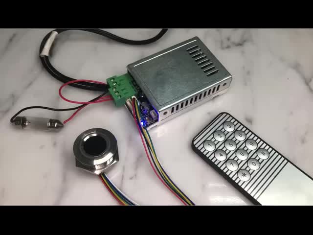 GROW KL216+R502-F DC10-30V Панель управления доступом отпечатков пальцев Дистанционное управление с режимом бега/режим зажигания/режим самозамыкания