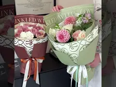 Papel de embalagem de flores floral impermeável da série Kroxin