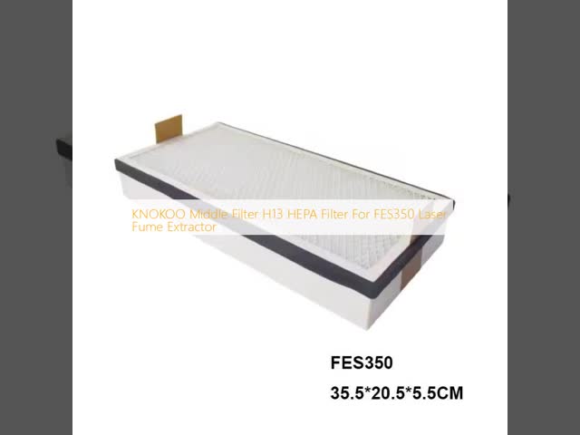 KNOKOO 中間フィルター H13 HEPAフィルター FES350レーザー煙抽出器用