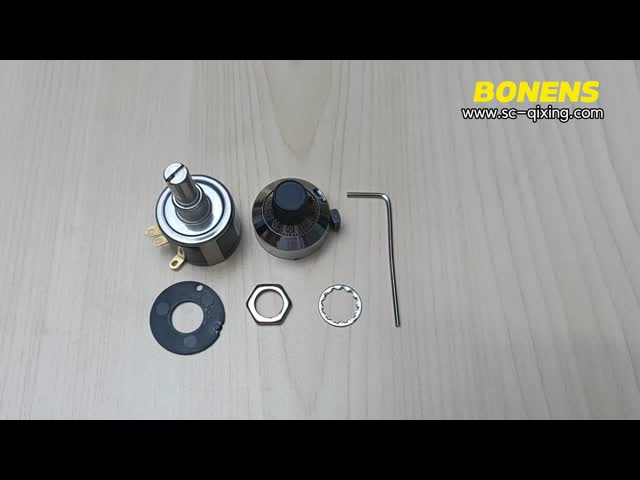 534 10k 100K ohm potenciômetro de precisão de múltiplos giros rotativo de múltiplos giros