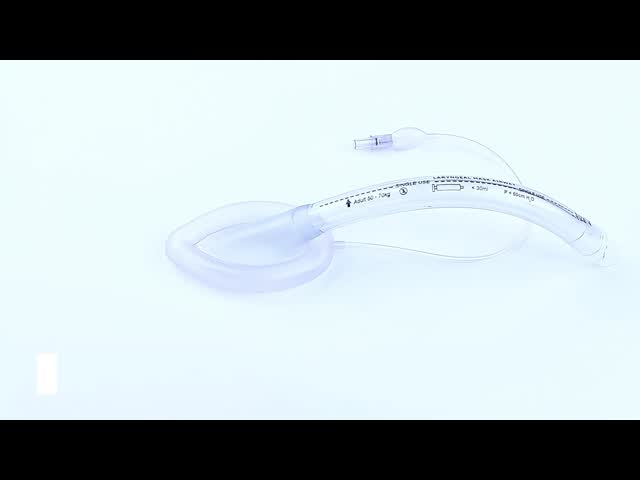 医療用品 使い捨て 麻酔 呼吸道 管込み 完全 シリコン 滅菌 柔らかい PVC 医療 喉頭 マスク 呼吸道