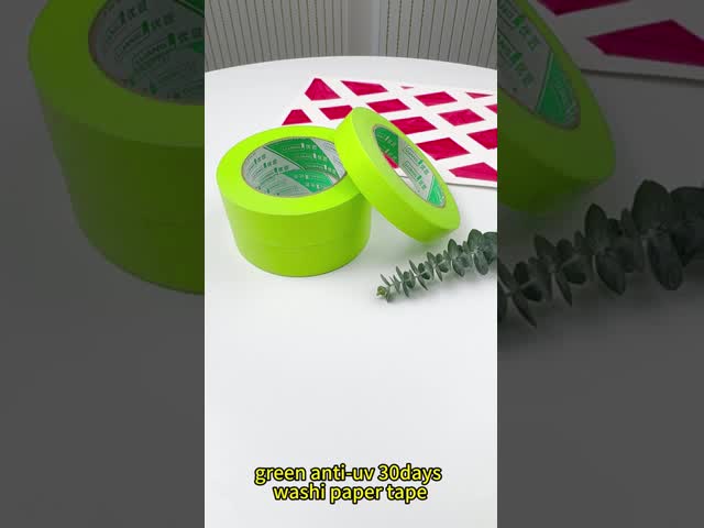 Pasteis de automóveis mascarando fita de papel Washi 2 polegadas verde