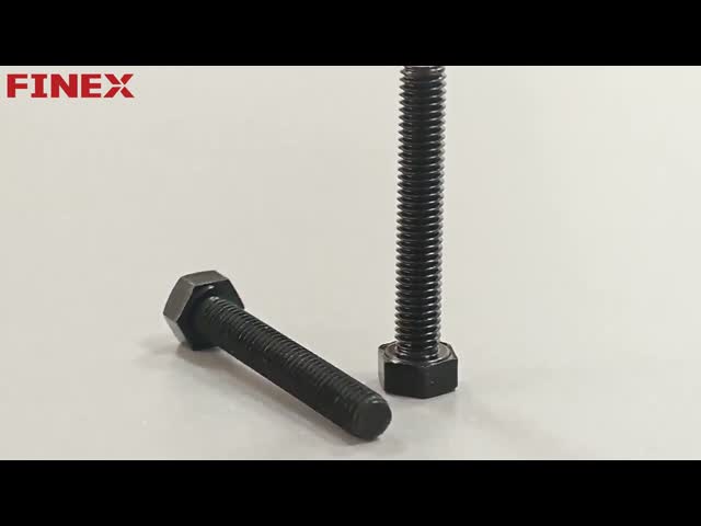 ブラック・ジンク・プレート・ヘックス・フレンズ・ボルト 8.8級 M8-M12 DIN 6921 エンジン・ブラケット用