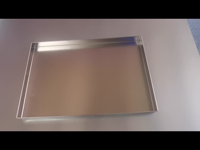 Heavy Duty Custom Size Baking Pan Tray 304 Stainless Steel For Oven