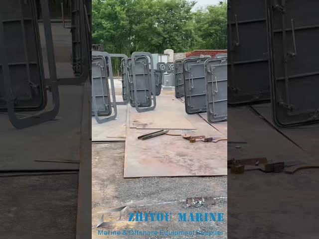 The completed ship door