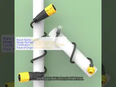 LED-signaalbescherming IP67 waterdicht RJ45-connector Socket Network Crystal Equipment