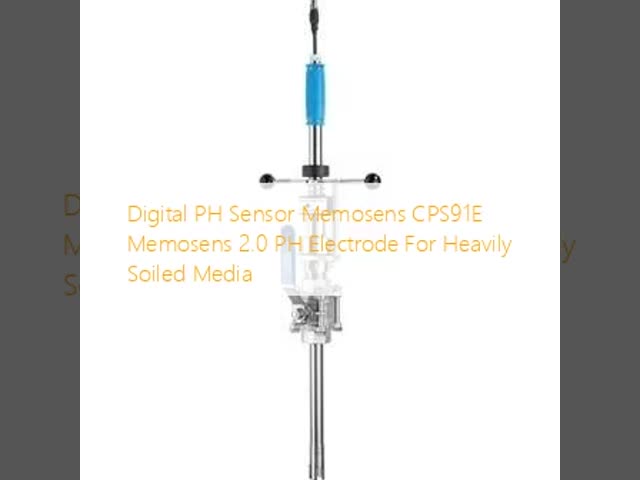 真空耐性デジタルpHセンサ CPS91E Memosens 2.0 pH電極 0.05% 標準参照精度