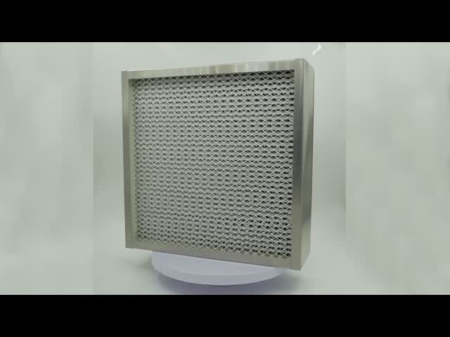 Industrial Cleanroom Filter Aluminum Frame H13 Deep Pleated HEPA Filter