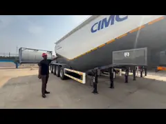 CIMC Последний дизайн высокопрочного трехосного циментного бального порошкового бака