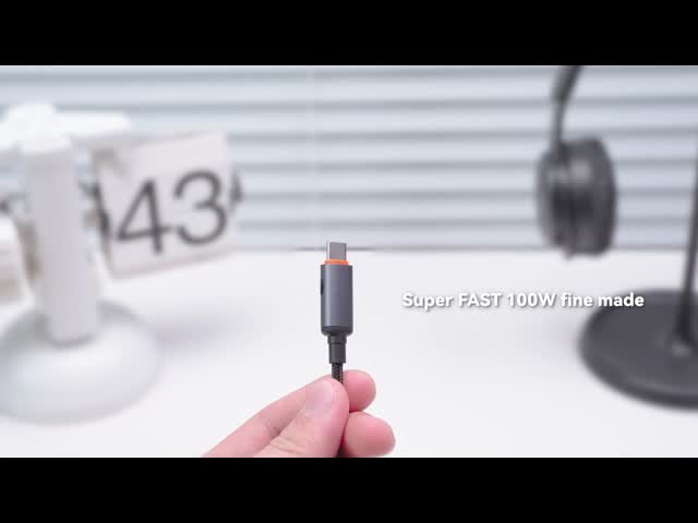 ESSAGER ES-X61 シリーズ PP USB A から C コード 100W 最大 480Mbps