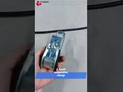 ADSS Cable Down Lead Clamp With Pole Mounted Strips