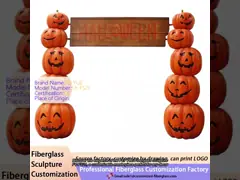 Custom Large Dessert Sculptures Storefront Decor Visual Merchandising Mall Decor Fibreglass Ice Cream Shop Display Statues