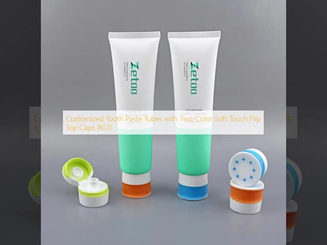 35ml - 110ml Tooth Paste Tubes White Empty Toothpaste Tubes With Rabbit Teeth Flip Top Caps