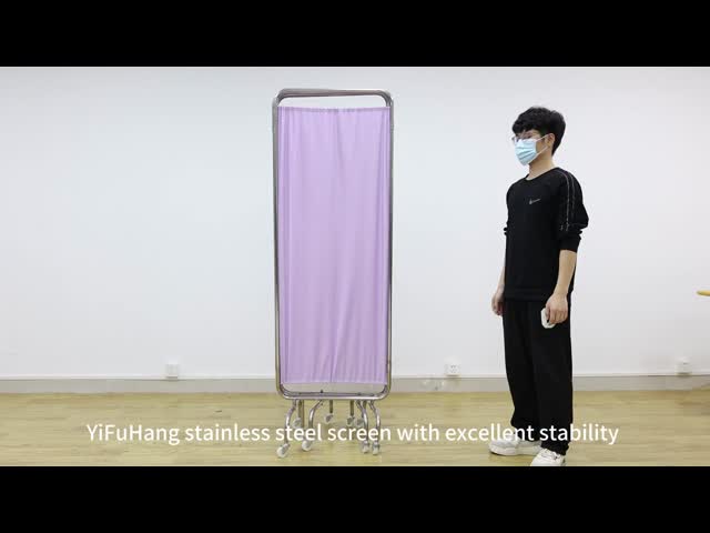 装飾 ステンレス 医療 プライバシー 画面 4 層 折りたたみ