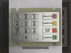01750105836 Wincor Nixdorf EPPV5 Língua de teclado Francês Partes ATM