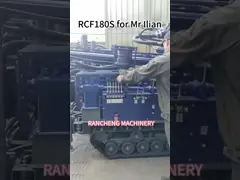 Máquina de perforación de pozos de agua RCF180S de 2 m de longitud video