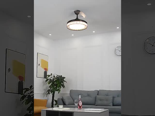 110V モダン LED 天井ランプ 42 インチ リモコン制御 天井扇風機