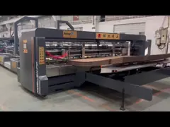 Голубая автоматическая клеяльная машина гофрированная коробка с высокой точностью с шитьем