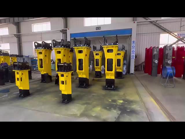 20トン油圧ショベル用ブレーカー 135mmチゼル 静音設計 建設解体用