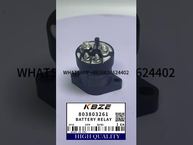 803803261 オリジナルのXCMG EX29570 バッテリーリレー FITS XE215 XE250 XE370 掘削機