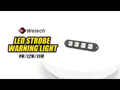 12W ไฟสตรอบคาร์ 12V - 24V ไฟสตรอบคาร์ LED นุ่มสําหรับรถยกพลังงานสูง