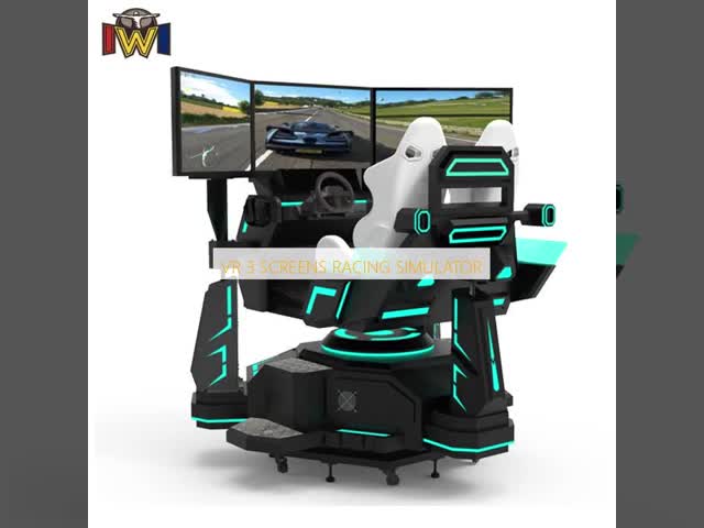 3 Screens VR Racing Simulator 4K UHD Virtual Reality Racing Simulator