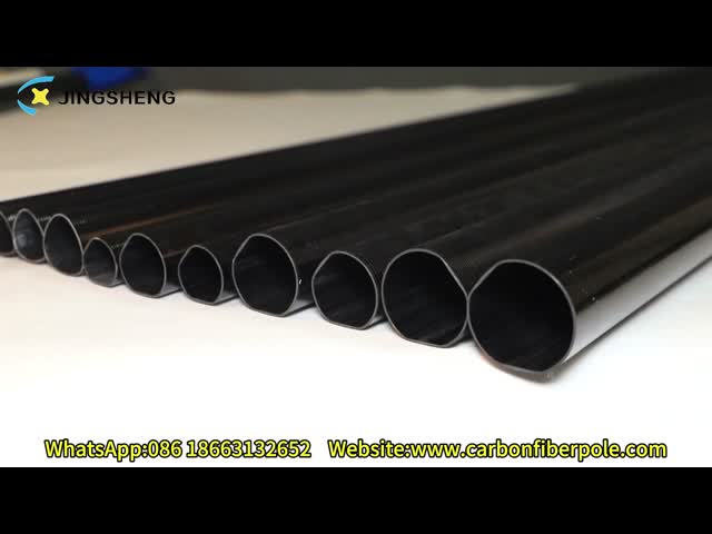 φ39*1055mm 炭素チューブ 3K ブームポールのためのマット仕上げ
