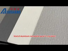 2440mm Dekoration Metall Innenwand Acp Blatt Nebel Muster Marmor Verbundplatte
