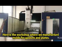 多空洞プレート熱交換器ガスケット模具 Cr12MoV Cr12 P20 ASTM 1045 45# ASTM 5140 40Cr video