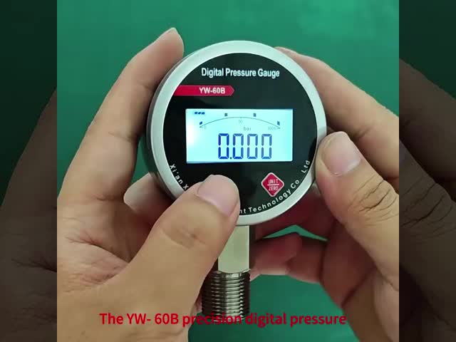 10000 Psi デジタル圧力計 100mm インテリジェント圧力計