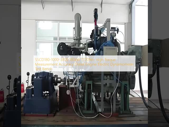 SSCD180-1000-3800 180kW 1720Nm Высокий крутящий момент Точность измерения Дизельный двигатель Электрический динамометр Испытательная скамейка