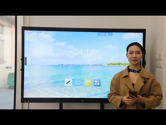 75 Inch Screen All-in-One Conference Machine  Infrared Touch Screen