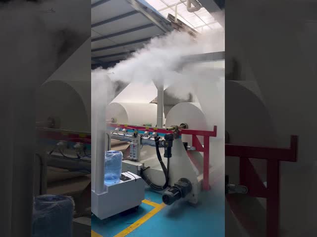 面部組織折りたたみ機械の生産ライン