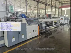 SJ75/38 MPP Power Pipe Production Line Machine High Performance