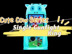Machine de jeux de pièces d'arcade Enfants Single Gunfight King Machine 19 pouces