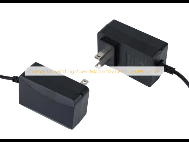 効率性 DC 切り替え電源アダプター 12v CE/FCC/RoHS 認証