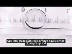Round Optically grade CVD single crystals