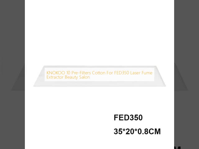 KNOKOO 10 プリフィルター 綿 FED350 レーザー煙抽出器 美容室